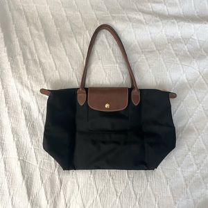 Black Longchamp Le Pliage Bag